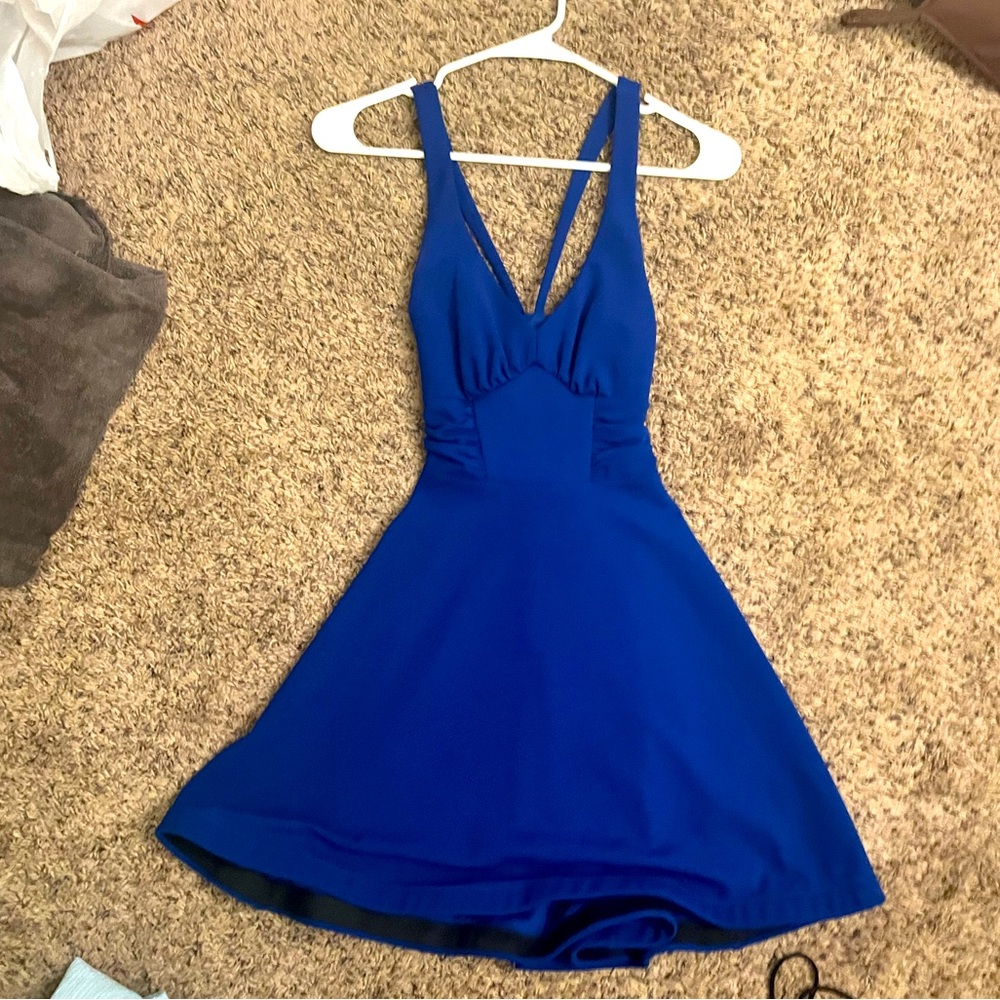 Electric blue dress. Size 0